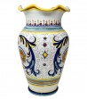 Portaombrelli in ceramica decoro "Deruta" vista laterale