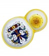 Porta olive in ceramica dipinto a mano