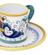 Tazzina Caffè con Piattino Decoro "Deruta" visto da vicino