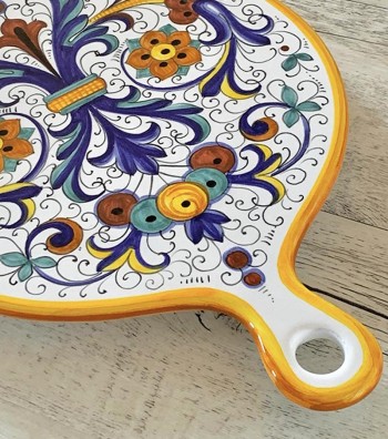 Ceramic Cutting Board Deruta Decor hand painted