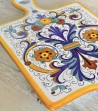 Ceramic cutting board hand painted