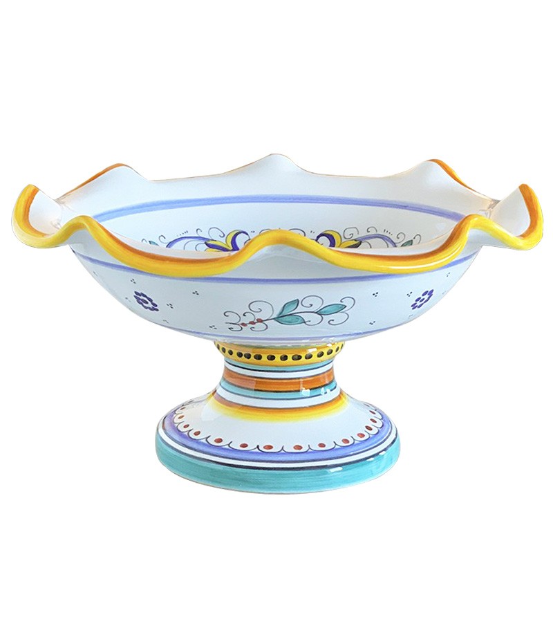 Ceramic fruit  bowl made in deruta