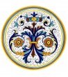 Piatto in ceramica dipinto a mano