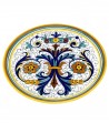 Piatto in ceramica tondo made in deruta