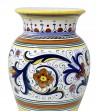 Ceramic vase hand painted