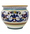 Ceramic Cachepot hand painted
