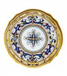 Ceramic dishes service hand painted deruta decor