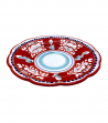 Piatto fondo Smerlato decoro Granchio Rosso - Ceramica Artistica Falcone