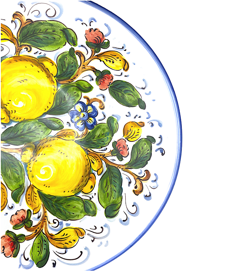 Limone fondo Bianco
